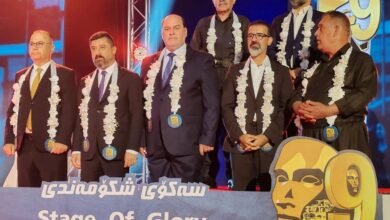تكريم نقيب الفنانين العراقيين في مهرجان مسرح الشارع الدولي بكركوك